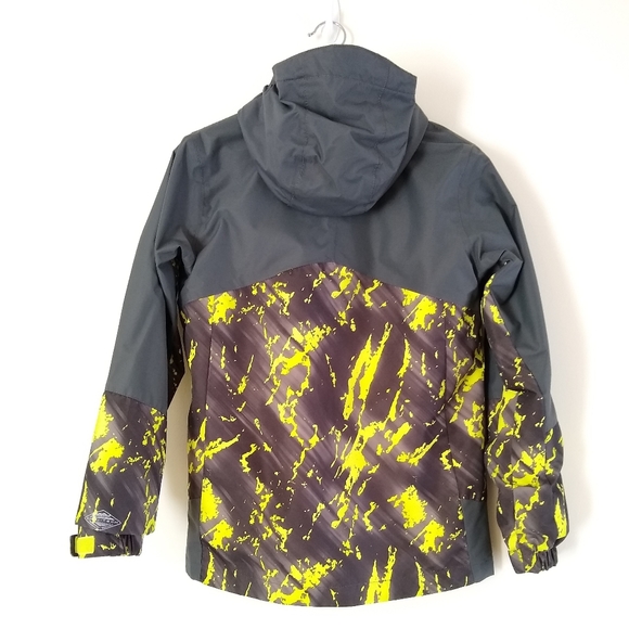 Columbia Kids Jacket - Gray and Yellow - Picture 3 of 15